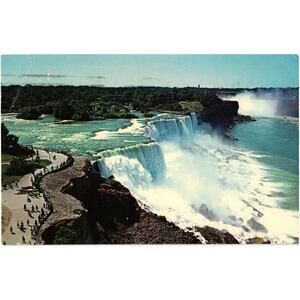 Niagara Falls, Ontario, Canada Falls as Seen from the Gorge Tower Postcard